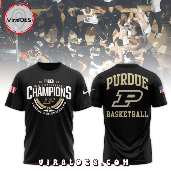 Purdue Boilermakers Men’s Basketball 2024 BIG 10 Season Champions Hoodie