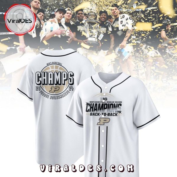 Purdue Boilermakers Men’s Basketball Regular Season Champions White Jersey