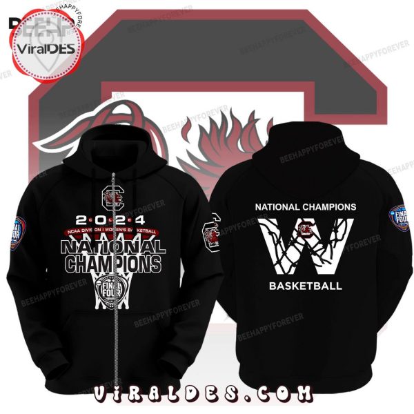 South Carolina Gamecocks 2024 Champions Black Hoodie, Jogger, Cap