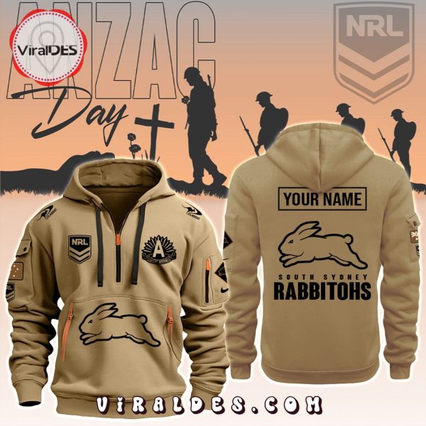 South Sydney Rabbitohs NRL ANZAC Day Fashions Hoodie