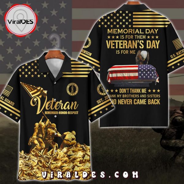 US National Guard US Military Services US Veteran Hawaii Shirt