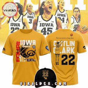 Iowa Hawkeyes Women’s Final Four Yellow T-Shirt, Cap