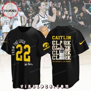 Caitlin Clark From The Logo Champions Black Jersey