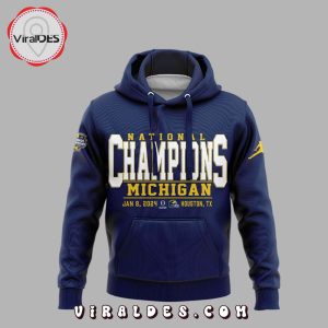 2024 Michigan Wolverines Football Champions Navy Hoodie, Jogger, Cap