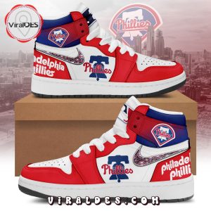 Philadelphia Phillies Special Edition Air Jordan 1 Hightop Sneaker