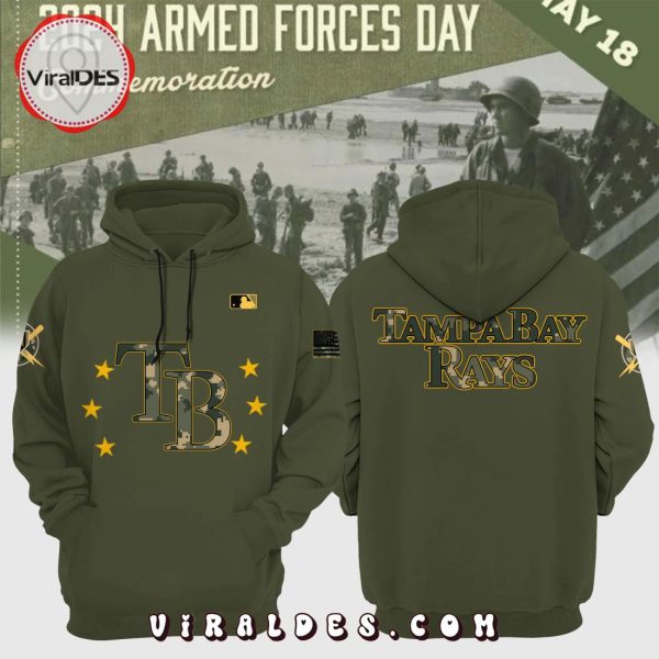 2024 Special Tampa Bay Rays Armed Forces Day Hoodie
