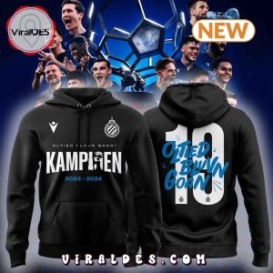 Club Brugge KV Champions Black Hoodie, Jogger, Cap