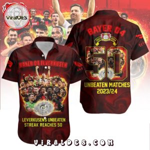 Bayer 04 Leverkusen Unbeaten Matches 2023 24 Hawaiian Shirt