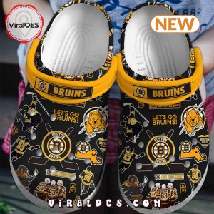 Boston Bruins Ice Hockey Team NHL Sport Crocs Clogs Shoes