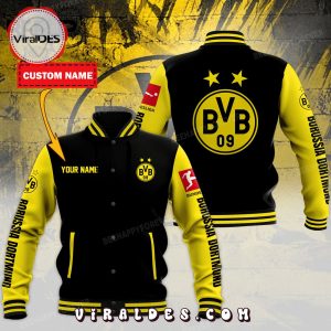 Custom Borussia Dortmund Special Black Baseball Jacket