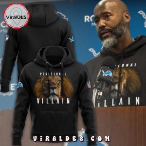 NFL Detroit Lions Villain Black Hoodie