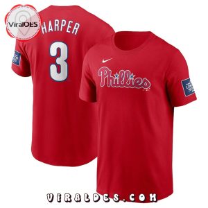 Philadelphia Phillies Bryce Harper 2024 MLB World Tour London Series T-Shirt