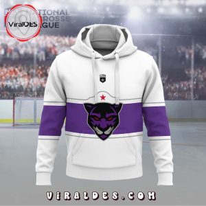 Personalized NLL Panther City Lacrosse Club White Hoodie
