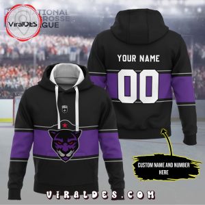 Personalized NLL Panther City Lacrosse Club Black Hoodie