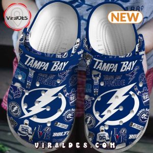 Tampa Bay Lightning NHL Hockey Crocs Clogs Shoes