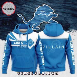 Detroit Lions Villain Sepcial Edition Blue Hoodie