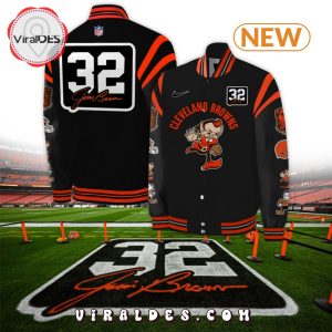 2024 Cleveland Browns Limited Black Baseball Jacket