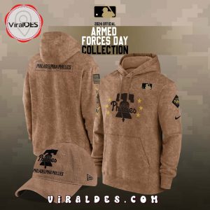 Philadelphia Phillies 2024 Armed Forces Day Combo Hoodie, Jogger, Cap