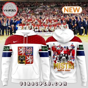 Czech Ice Hockey Special Association Champions White Hoodie, Jogger, Cap