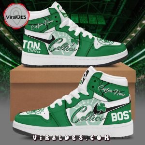 Custom Boston Celtics NBA Air Jordan 1 Hightop Sneaker