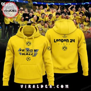 𝐘𝐄𝐋𝐋𝐎𝐖 𝐖𝐎𝐍𝐃𝐄𝐑𝐖𝐀𝐋𝐋 Borussia Dortmund Champions Yellow Shirt
