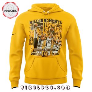 Limited Edition Miller Moments Indiana Pacers Gold Hoodie