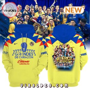 2023 Club América Champions Yellow Special Hoodie