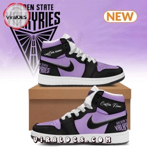 Custom WNBA Golden State Valkyries Air Jordan 1 Hightop Shoes