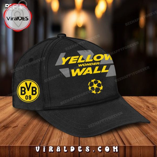 𝐘𝐄𝐋𝐋𝐎𝐖 𝐖𝐎𝐍𝐃𝐄𝐑𝐖𝐀𝐋𝐋 Borussia Dortmund Black Cap