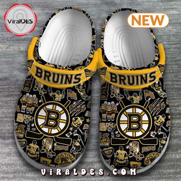 Boston Bruins NHL Ice Hockey Sport Crocs Clogs Shoes