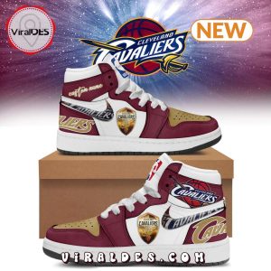 Special Cleveland Cavaliers Air Jordan 1 Hightop Shoes