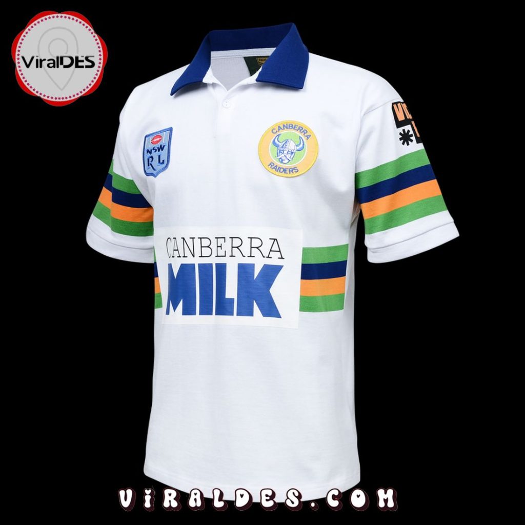 Maillot De Rugby Rétro Canberra Raiders NRL 1994 - Réplique Pour Homme - Neuf