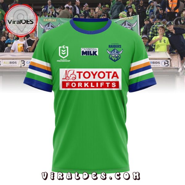 Canberra Raiders NRL We Bleed Green The Mighty Green Machine Shirt