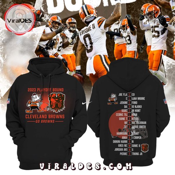 Cleveland Browns Playoff Bound New Hoodie 2023 – Black