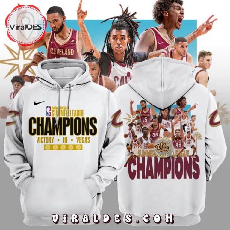 Cleveland Cavaliers Champions Summer League White Hoodie