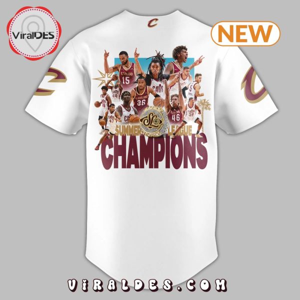 Cleveland Cavaliers Champions Summer White Baseball Jersey