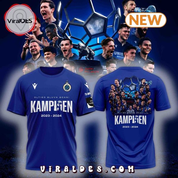 Club Brugge KV Champions Navy T-Shirt, Cap