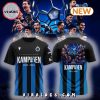 Club Brugge KV Oltied Bluvn Goan Black T-Shirt, Cap