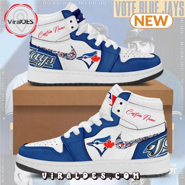 Custom MLB Toronto Blue Jays Luxury Air Jordan 1 Hightop