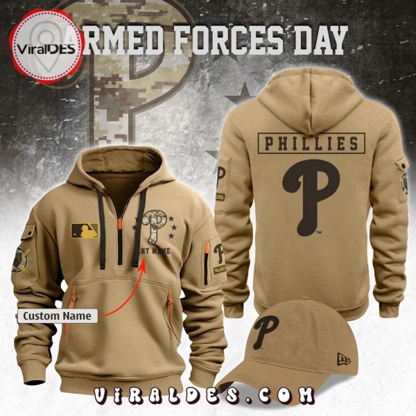 Custom Philadelphia Phillies 2024 Armed Forces Day Hoodie, Jogger, Cap