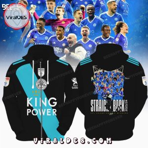 Leicester City EFL 2023 24 Champions Black Hoodie