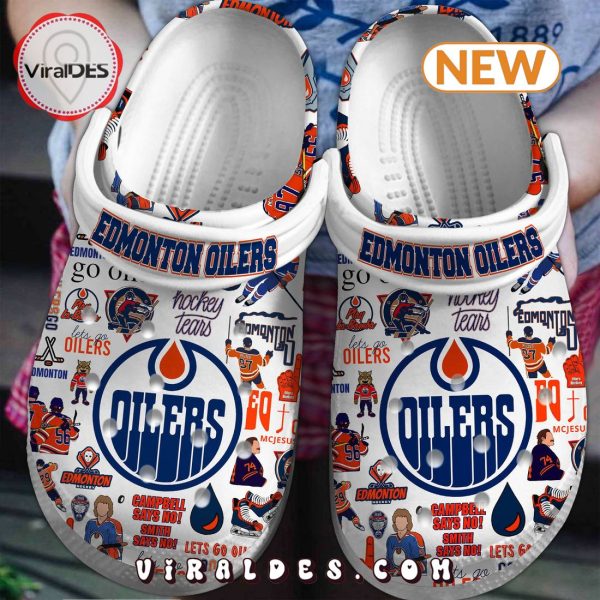 Edmonton Oilershockey NHL Crocs Clogs Shoes