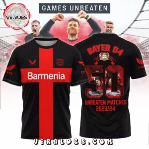 Bayer 04 Leverkusen 50 Unbeaten Matches 2023 24 Black Hoodie
