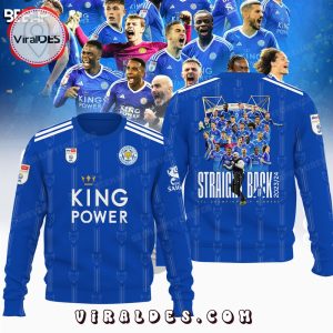 Leicester City EFL 2023 24 Champions Blue Hoodie