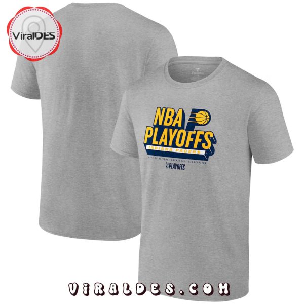 Indiana Pacers NBA Playoffs Grey Shirt