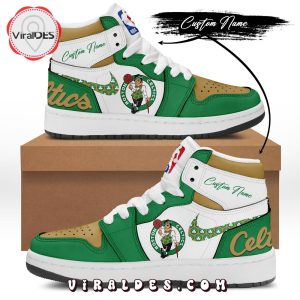 Special Boston Celtics NBA Custom Air Jordan 1 Hightop