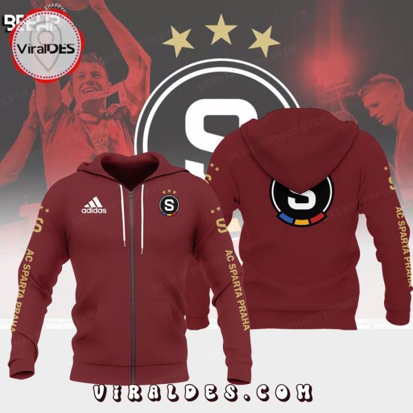 Limited Edition Sparta Praha Red Hoodie