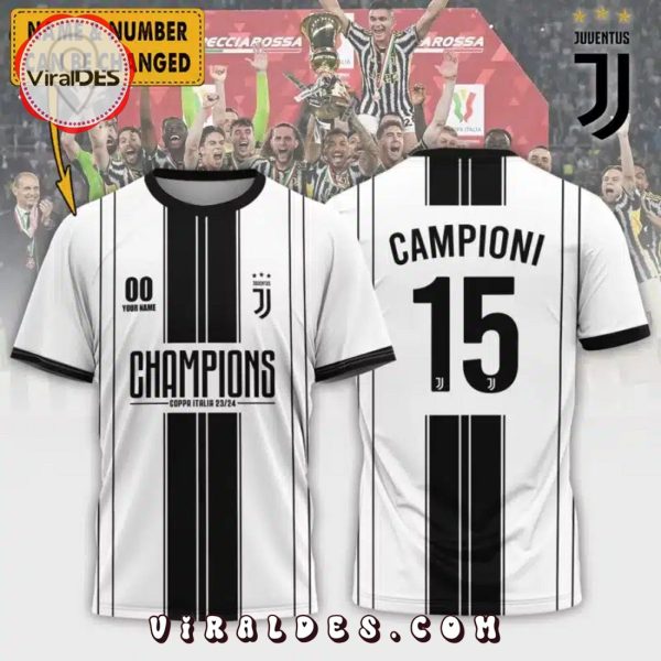 Luxury Juventus Champions Coppa Personalized Italia Frecciarossa Hoodie