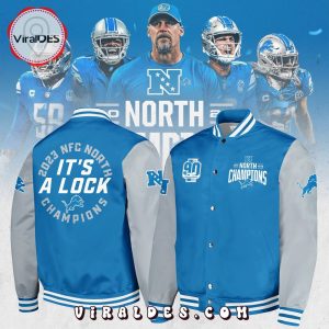 It’s A Lock Champions NFL Detroit Lions Blue Baseball Jacket