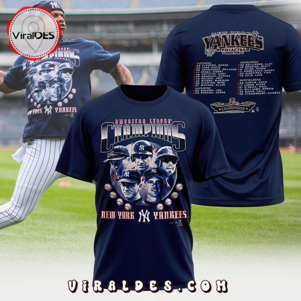 MLB NY Yankees 1999 American League Champions Shirt